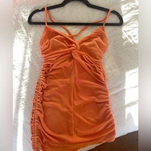 Orange Princess Polly Dress